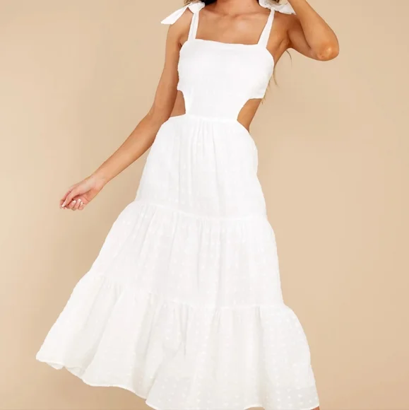Minkpink White Maxi Dress - Picture 1 of 7